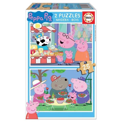 Puzzles Educa Borras Educa Borras - Puzzle Peppa Pig 2X25Pcs
