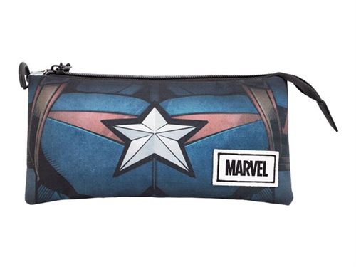 CAPTAIN AMERICA HS - Trousse - noir - poitrine