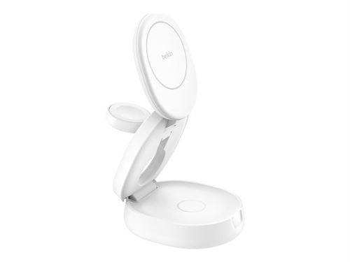 Belkin Station De Charge Sans Fil Pliable 3-En-1 Boostcharge - 15 W - Image 2