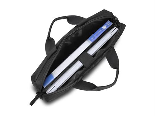 V7 CTP14-ECO2 - Sacoche pour ordinateur portable - porte-documents, écologique, RPET, chargement par le haut - 14 - noir