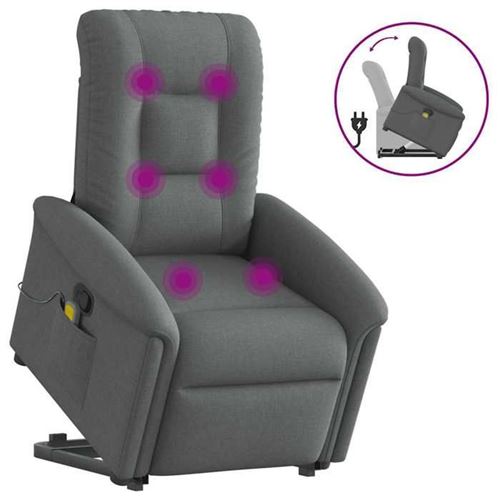 Non Communiqué Gris Vidaxl Fauteuil De Massage, Relaxation Tissu Foncé