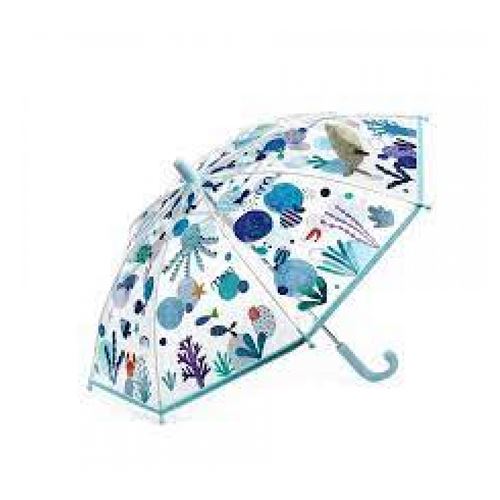Non Communiqué Bleu Parapluie Petit Modele - La Mer