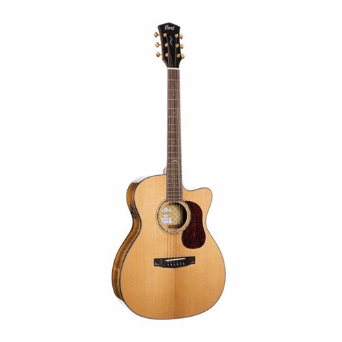 Cort GOLD-OC6 Bocote - Guitare électro-acoustique - Naturel brillant (+ soft case)