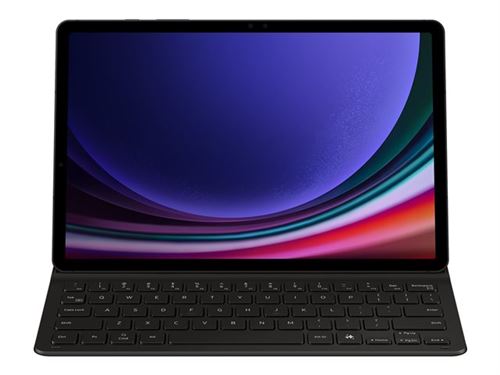 Samsung Ef-Dx720 - Clavier Et Étui (Couverture De Livre) - Clé Ai Fine - Sans Fil - Pogo Pin, Bluetooth - Qwertz - Noir Clavier, Noir Étui - Pour Galaxy Tab S9, Tab S9 Fe