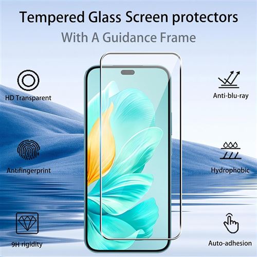 Coque Silicone Transparente + Verre Trempé Pour Honor 200 Lite - Protection Renforcée, Angles Protégés, Neuf