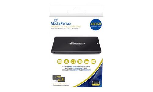 MediaRange MR1003 - SSD - 480 GB - intern - 2.5 - SATA 6Gb/s - zwart
