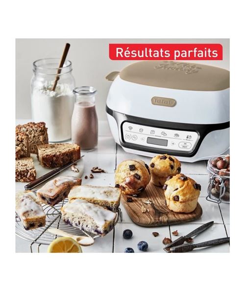 Machine à gâteaux intelligente - 5 programmes précis - Moule antiadhésif -  6 moules à muffins Creabake - Cake Factory - KD804910 - Machine à gâteaux à  la Fnac