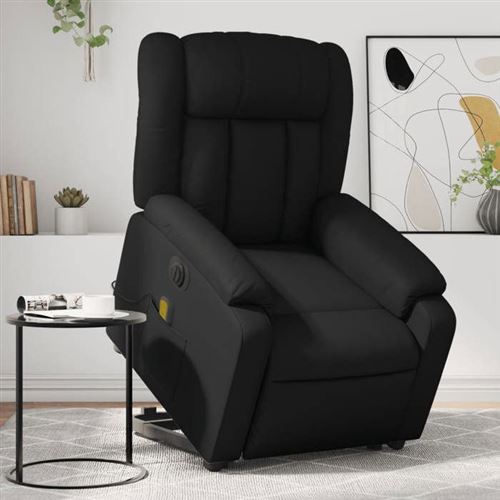 Vidaxl Noir Fauteuil De Massage Électrique - Image 2