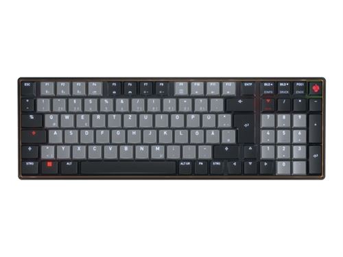 CHERRY KW 550 MX LP Clavier allemand, QWERTZ noir