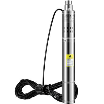Pompe Immergée pour Puits 190 L - Puissante & Durable