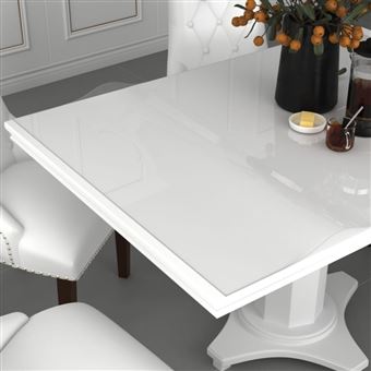 Protecteur de table transparent 180x90 cm 2 mm PVC - 1