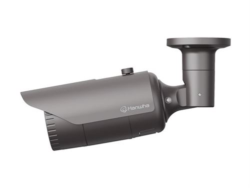 Hanwha Vision WiseNet Q QNO-6082R - Caméra de surveillance réseau - couleur (Jour et nuit) - 2 MP - 1920 x 1080 - motorisé - composite - LAN 10/100 - MJPEG, H.264, H.265 - PoE Class 3