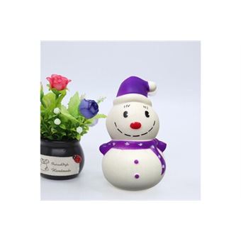 Jouet de décompression bonhomme neige noël jouet à montée lente pour enfants garçon fille cadeau - multicolore - 1