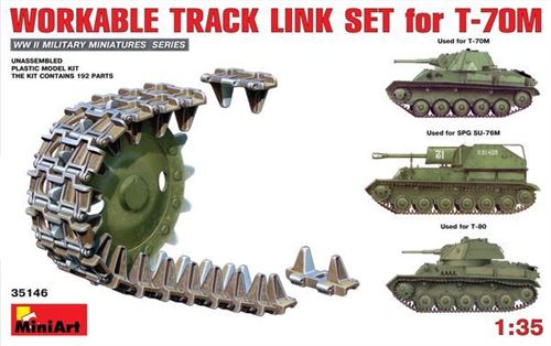 Mini Art - Workable Track Link Set - T-70M Light Tank - Echelle 1:35 - Image 2