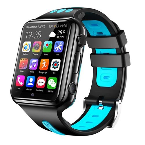 YONIS - Montre Connectée - 4G - GPS - 1.54 Pouces - 16Go - Bluetooth - Noire Bleue - Image 2