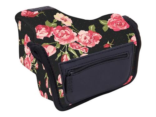 USA Gear DSLR - Étui protecteur pour appareil photo - Néoprène - fleuri