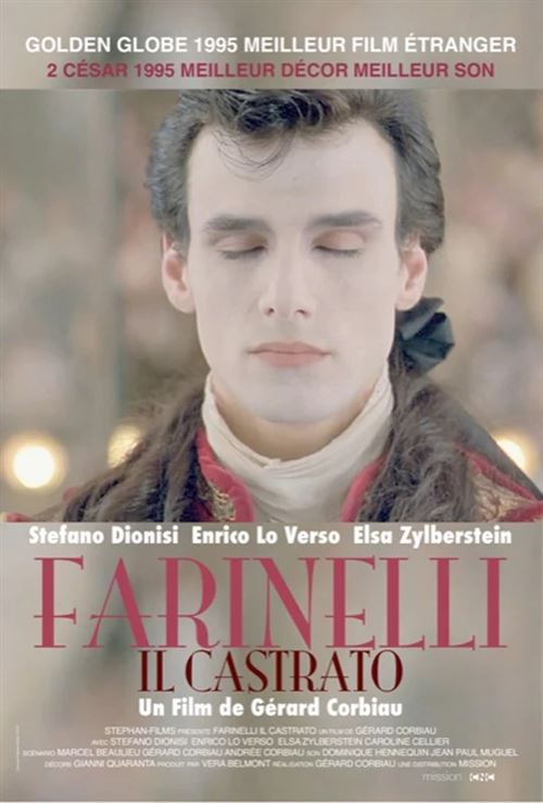 Affiche de Cinéma Originale - Farinelli - Il Castrato - 1995 - Gérard Corbiau - 40x60cm