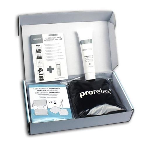 Prorelax Ensemble d'Accessoires pour Appareil TENS + EMS de Prorelax