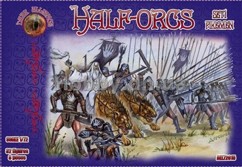 Half-orcs Pikemen, Set 1 - 1:72e - Alliance