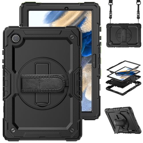 GENERIQUE - Coque de Protection pour Samsung Galaxy Tab A8 10.5 - Antichoc - Noir - Image 2