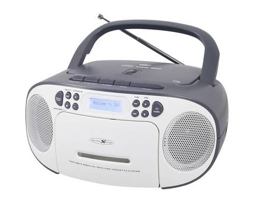 Non Communiqué Blanc/Gris Reflexion Rcr2260dab/Gr Radio-Lecteur Cd Dab+, Dab, Fm Aux, Cd, Cassette, Usb