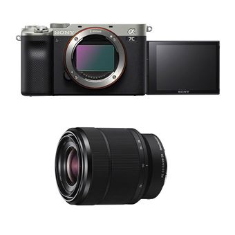 Sony appareil photo hybride alpha 7c silver + fe 28-70 - 1