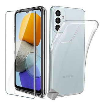 Vanrain Coque pour Samsung Galaxy M23 5G / M13 4G + 2 Pièces Verre Trempé,  Antichoc Bumper Étui Case Transparente Soft TPU Antichoc avec 9H Dureté