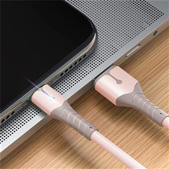 Cable USB-Type C Charge Rapide 3A Silicone Rose 2m Pour Samsung A13 / A33 /  A53 / S22 / S22 Plus / S22 Ultra Little Boutik® - Câble téléphone portable  - Achat & prix