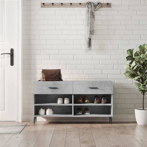 Vidaxl Gris - Béton - Image 3