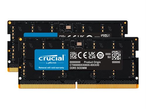 Crucial CT2K32G56C46S5 memory module 64 GB 2 x 32 GB DDR5 262-pin SO-DIMM
