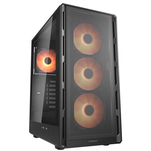 Non Communiqué Noir Boitier Pc Gaming - Cougar Gaming - Airfacepure Prob - 4 Ventilateurs Argb, Mesh, Usb-C 3.2, Gpu 320Mm, Haute Performance