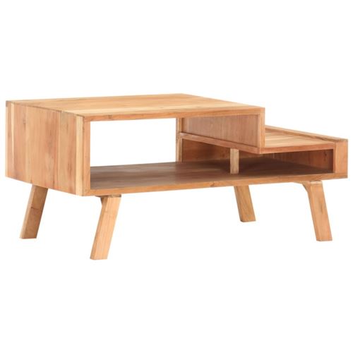 vidaXL Table basse 100x50x45 cm Bois d'acacia massif