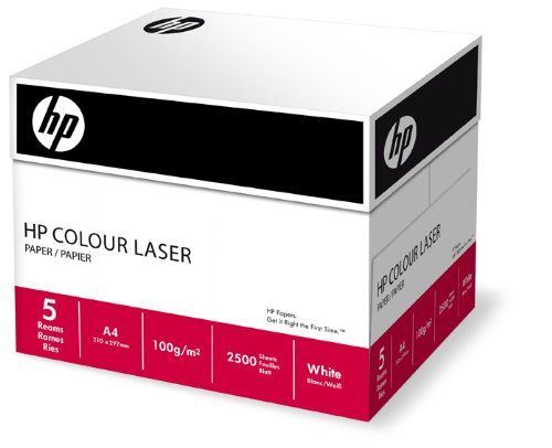 Hewlett Packard Blanc 250 g/m A4 Papier couleur copieur Laser Coffret de 4 ramettes de 250 feuilles