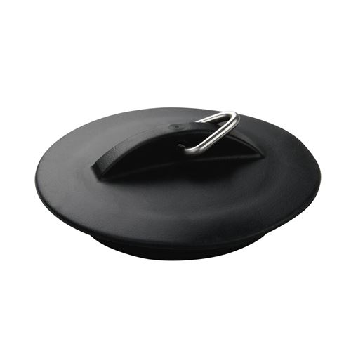 Non Communiqué Noir Bouchon De Lavabo Universel Fackelmann Tecno