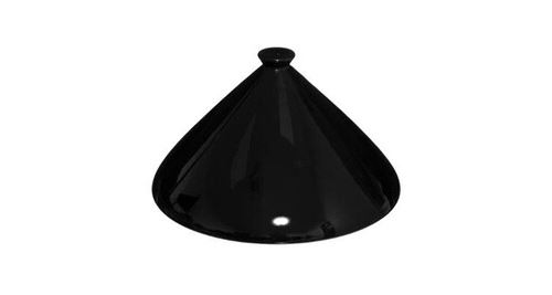 PLAT À TAJINE NOIR MAT D27cm