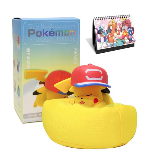 Figurine Pokémon Pikachu 6 cm avec Calendrier Pokémon 2022 en français