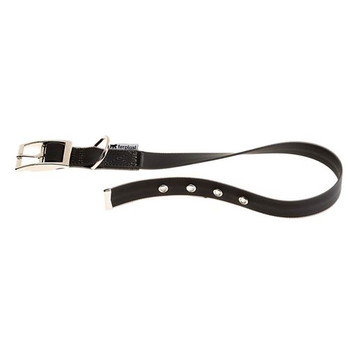 Ferplast Collier pour Chiens EVOLUTION CF25/53, Hypoallergénique, Lavable, Ajustable, Noir Noir