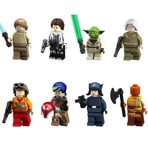 Set de 8 pièces Figurine Star Wars Series ensemble de jouets pour enfants #P8115