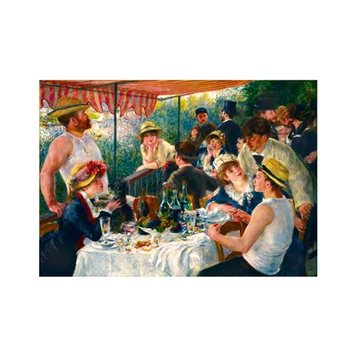 Puzzle 1000 pièces - Auguste Renoir : Le Déjeuner des Canotiers, 1881