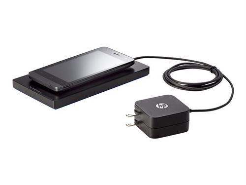 HP Tri-Mode Wireless Charging Pad - Tapis de chargement sans fil + adaptateur d'alimentation - 5 Watt - Hongrie - bleu, noir Jack - pour EliteDesk 800 G1 (tour), 800 G2 (tour)
