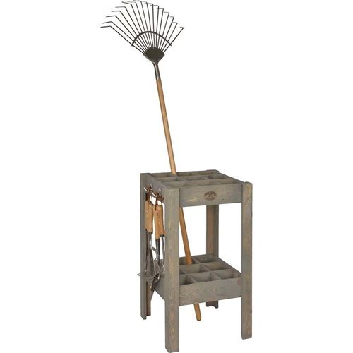 Esschert Design - Range outils en pin et métal