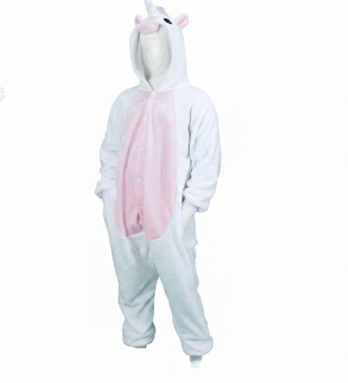 Kigurumi deguisement licorne blanche et rose 7-9ans P021-002