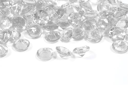 Lot de 12 Sachets de 60 grs de diamant de couleur Transparent