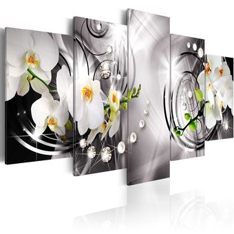 Tableau Perles et diamants-Taille L 100 x H 50 cm - 1