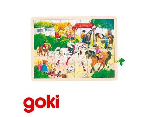 Puzzle 30 X 40 Cmj Eu Jouet En Bois 96 Pièces Enfant 4 Ans +