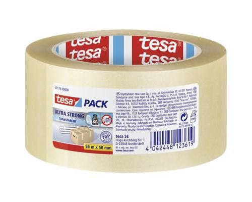 Tesa Cinta adhésive 57176-00000 Transparente 66 m x 50 mm PVC - vue 1