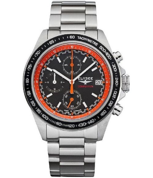 Elysee Montre pour Homme Analogiques Quartz avec Bracelet Acier Inoxydable 18013