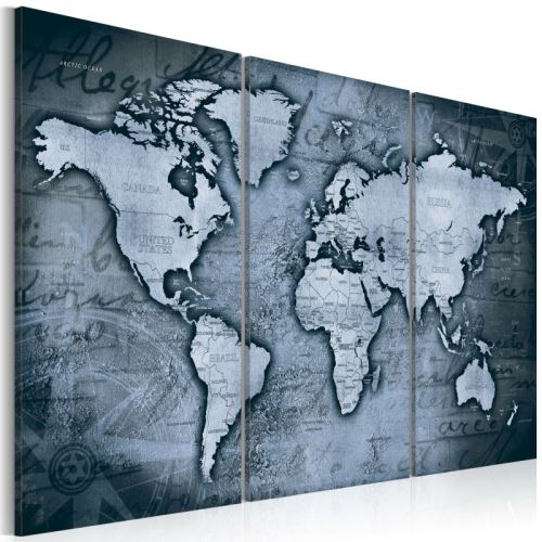 Tableau - Cobalt Travels .Taille : 120x80