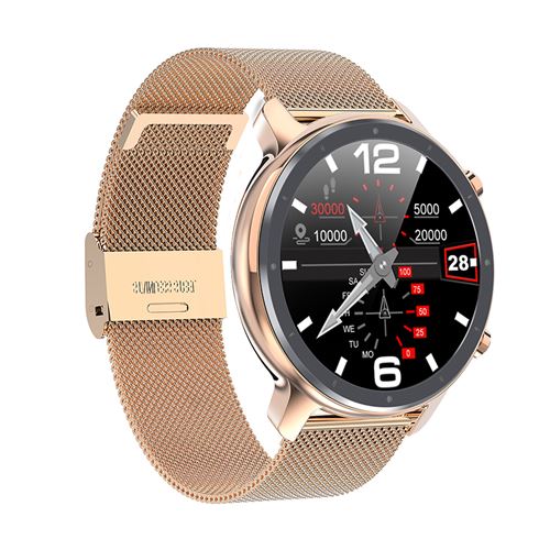 ATOUP Bracelet Connecté L11, Compatible IOS, Android – Rose Or