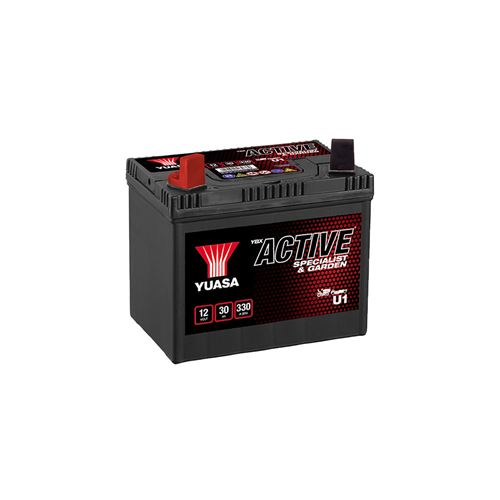 Batterie u1-9 yuasa 12v30ah lg 194 l126 h183 330a -sla sans entretien - motoculture